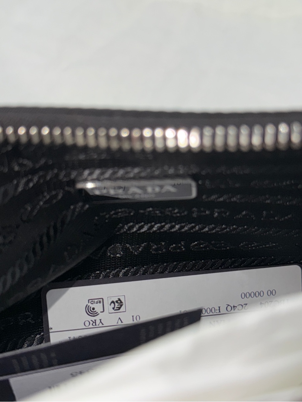 Prada Re-Edition Embellished Nylon Black Shoulder Bag - Picture 14 of 16